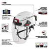Milwaukee 2118-21 REDLITHIUM USB Rechargeable BOLT Hard Hat / Helmet Headlamp 600 Lumens