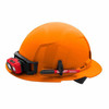 Milwaukee 48-73-1113 Orange Full Brim Hard Hat with 4PT Ratcheting Suspension  Type 1 Class E
