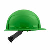 Milwaukee 48-73-1106 Green Front Brim Hard Hat with 4PT Ratcheting Suspension  Type 1 Class E