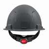 Milwaukee 48-73-1214 Gray Front Brim Vented Hard Hat with 4PT Ratcheting Suspension  Type 1 Class C