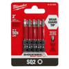 Milwaukee 48-32-4606 SHOCKWAVE 2" SQ2 Impact Bit 5PK