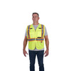 Milwaukee 48-73-5172 Class 2 Breakaway High Visibility Yellow Mesh Safety Vest - L/XL (CSA)