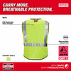 Milwaukee 48-73-5203 AR/FR Cat. 1 Class 2 High Visibility Yellow Mesh Safety Vest - 2XL/3XL