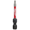 Milwaukee 48-32-4182 SHOCKWAVE 2 in. Impact Torx® T10 Power Bits (25 Pack)