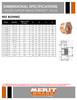 125# Leaded Brass Hex Bushing Dimensions