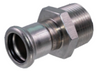 Merit Stainless Press Male Adapter