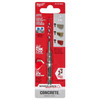 Milwaukee 48-20-9094 3/16" x 4" SHOCKWAVE Carbide Hammer Drill Bit for Concrete Screws