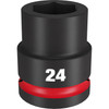 Milwaukee 49-66-6362 SHOCKWAVE Impact Duty 3/4"Drive 24MM Standard 6 Point Socket