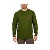 Milwaukee 602OG-2X Heavy Duty Pocket T-Shirt 602, Long Sleeve, Olive Green, 2X