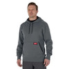 Milwaukee 351G-3X Midweight Pullover Hoodie Gray 3X