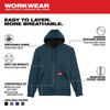Milwaukee 351BL-S Midweight Pullover Hoodie Blue S
