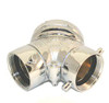FDC Straight Siamese 4 x 2.5 x 2.5 NST Rough Brass Chrome PL