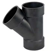 ABS DWV 45 Wye (HUB x HUB x HUB)