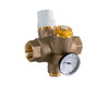 RecircSetter, Lead Free Thermostatic Balancing Valve, Variable Set Point, Thermal Disinfection, Optional Check Valve, Dezincification Resistant Brass, 150 CWP