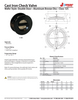Wafer Style Check Valve, Double Door, Aluminum Bronze Disc, Class 125 Spec Sheet