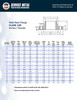 150# Carbon Steel Weld Neck Flange Dimensions