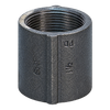 Black malleable iron threaded coupling, Figure 3121, Class 150 with female npt threads