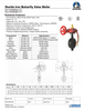 BUTTERFLY VALVE Wafer 300 PSI Data Sheet 10" & 12"