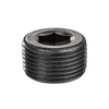 Billco Black Hex Socket Plug with male pipe thread