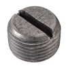 Billco 1/8" Black Slotted Plug