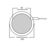 Sch40 Carbon Steel Pipe Dimensions