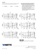 Watts 757-OSY Cut Sheet