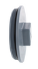 PVC DWV Cleanout Plug w/Gasket (MPT)