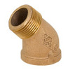 125# Bronze Threaded Street 45° Elbows