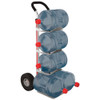Five-Bottle Tray Truck, 10 inch Pneumatic Wheels (128-HA-1060-BW) - Assembled