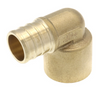 No Lead Brass PEX 90 Elbow (PEX x Female Sweat)
