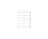 AIGNER LABEL HOLDERS FOR PLASTIC BINS - HLI-208-10