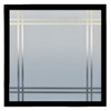 Prairie Decorative Glass Window