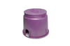 Round Valve Box 10" Purple