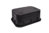 Rectangular Valve Box 12" x 17" x 6" - Black