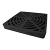 Square Catch Basin Grate - Black