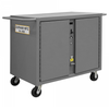 Durham JSCM-274440-94T-D719 Mobile Jobsite Cabinet – Heavy-Duty 14 Gauge Steel, 1 200 lb Capacity