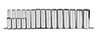 Urrea 1/2" Socket Set Metric Deep (15PC)