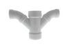 PVC DWV Double Wye and 1/8 Bend Combo