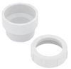 1-1/2" PVC DWV Female Trap Adapter w/ Plastic Nut and Washer (H x S)