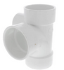PVC DWV 90 Degree Sanitary Tee w/ 2" Left Side Inlet (S x H x H)