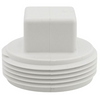 PVC DWV Square Head Cleanout Plug (MPT)