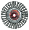 Weiler 4" M10 x 1.5 Roughneck Stringer Bead Twist Knot Wire Wheel
