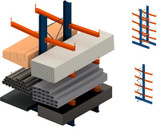 Space Plus Usa Cantilever Racking Double Side Units - HCRS-AO192X60X60-D