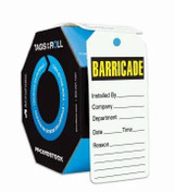 Tags By-The-Roll Barricade Safety Tags - TAR735