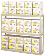Tennsco Record Archive Shelving - HZA692460-3D