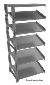 Tennsco Sloping Shelf Units - HZT7-3624A-5-SA