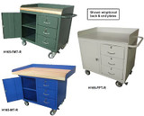 Three Drawer Mobile Maintenance Bench - H165-FHT-XE