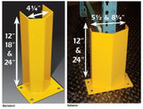 Traditional V-Face Post Protectors - HPP-18V-316