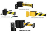 Wall Mount Retracta-Belt® Units By Visiontron - HWM412MYW15-BYD-SHOOK