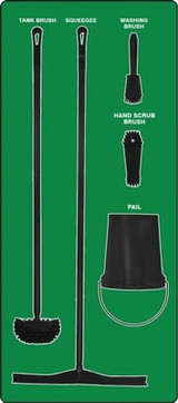 Wet Zone Store-Boards™ & Combo Kits - PSB113GNBK